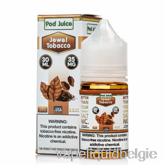 Vape België Juweeltabak - Peulensap - 30ml 10mg